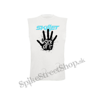 SKILLET - Sick Of It - biele detské tričko bez rukávov