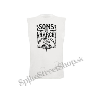 SONS OF ANARCHY - Motorcycle Club - biele detské tričko bez rukávov