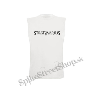 STRATOVARIUS - Logo - biele detské tričko bez rukávov
