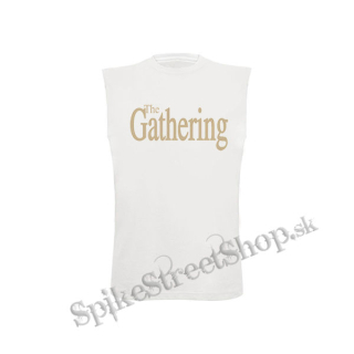 THE GATHERING - Logo Gold - biele detské tričko bez rukávov