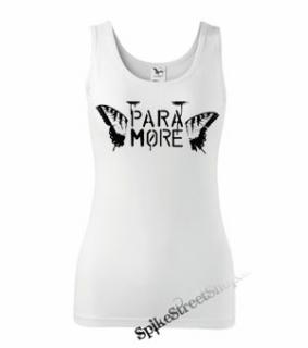 PARAMORE - Butterfly - Ladies Vest Top - biele