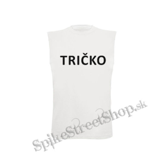 TRIČKO - biele detské tričko bez rukávov