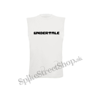 UNDERTALE - Logo - biele detské tričko bez rukávov