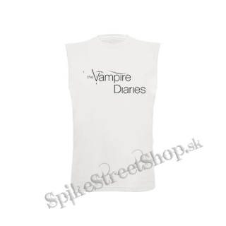 VAMPIRE DIARIES - Logo Motive 2 - biele detské tričko bez rukávov