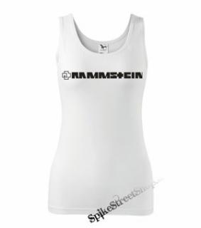 RAMMSTEIN - Logo - Ladies Vest Top - biele