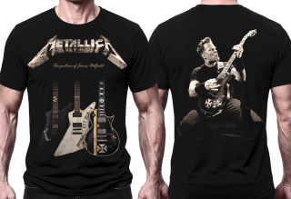 METALLICA - The Guitars Of James Hetfield - čierne pánske tričko