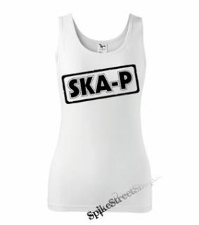 SKA-P - Logo - Ladies Vest Top - biele