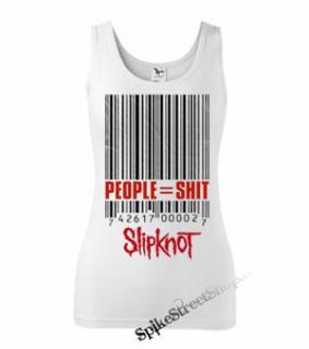 SLIPKNOT - People Shit - Ladies Vest Top - biele