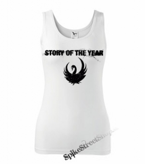 STORY OF THE YEAR - Logo - Ladies Vest Top - biele