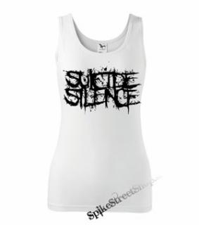 SUICIDE SILENCE - Black Logo - Ladies Vest Top - biele