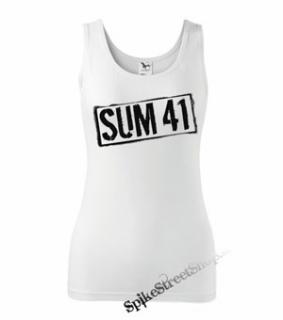 SUM 41 - Logo - Ladies Vest Top - biele
