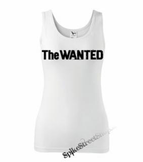 THE WANTED - Logo - Ladies Vest Top - biele