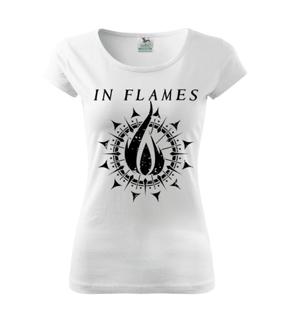 IN FLAMES - Sign - biele dámske tričko