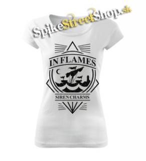 IN FLAMES - Siren Charms - biele dámske tričko