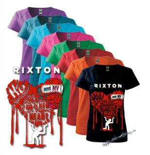RIXTON - Me And My Broken Heart - farebné dámske tričko