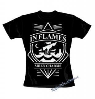 IN FLAMES - Siren Charms - čierne dámske tričko
