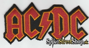 AC/DC - Red/Yellow Logo - nažehlovacia nášivka