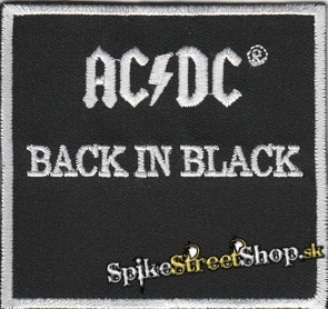 AC/DC - Back in Black - nažehlovacia nášivka