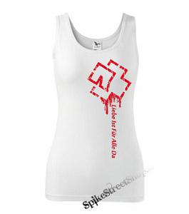 RAMMSTEIN - Liebe Ist Fur Alle Da - Ladies Vest Top - biele