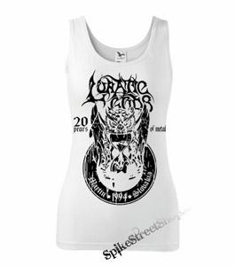 LUNATIC GODS - 20 Years Of Metal - Ladies Vest Top - biele