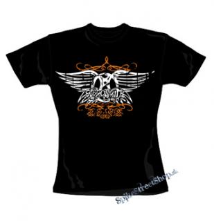 AEROSMITH - Logo - čierne dámske tričko