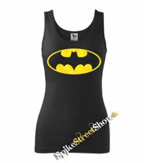 BATMAN - Yellow Logo - Ladies Vest Top