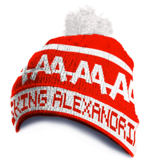 ASKING ALEXANDRIA - Logo Bobble Hat - zimná čiapka s brmbolcom