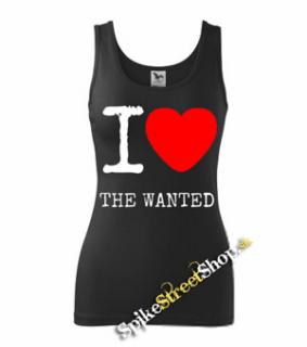 I LOVE THE WANTED - Ladies Vest Top