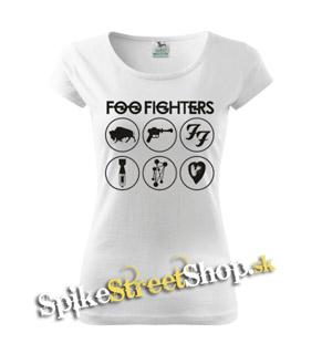 FOO FIGHTERS - Albums - biele dámske tričko