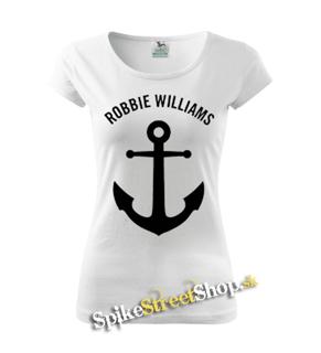 ROBBIE WILLIAMS - Anchor - biele dámske tričko
