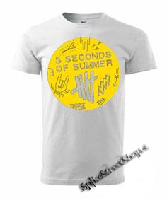 5 SECONDS OF SUMMER - Scribble Logo - biele pánske tričko