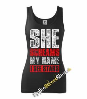 I SEE STARS - She Screams My Name - Ladies Vest Top