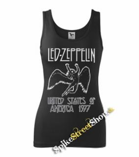 LED ZEPPELIN - United States Of America 1977 - Ladies Vest Top