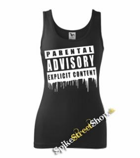 PARENTAL ADVISORY EXPLICIT CONTENT - Ladies Vest Top