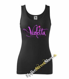 VIOLETTA - Pink Logo - Ladies Vest Top