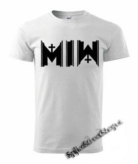 MOTIONLESS IN WHITE - Logo Cemetery - biele pánske tričko