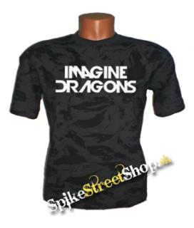 IMAGINE DRAGONS - Logo - pánske maskáčové tričko - ruský maskáč