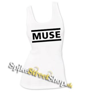 MUSE - Logo - Ladies Vest Top - biele