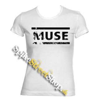MUSE - Crash Logo - biele dámske tričko