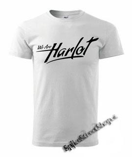 WE ARE HARLOT - Logo - biele pánske tričko