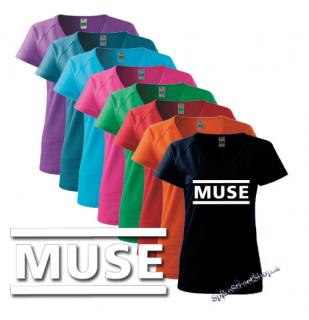 MUSE - Original Logo - farebné dámske tričko