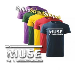 MUSE - Crash Logo - farebné pánske tričko