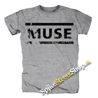 MUSE - Crash Logo - sivé pánske tričko