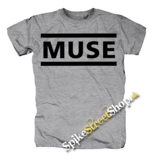 MUSE - Logo - sivé pánske tričko