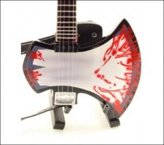 Gitara GENE SIMMONS - Gene Blood Axe Bass - Mini Guitar USA