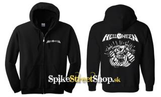 HELLOWEEN - Metal Pumpkin Head - mikina na zips