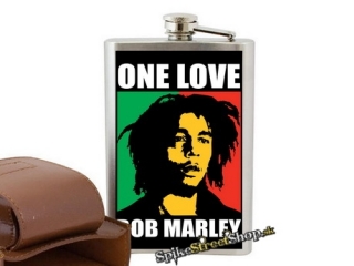 BOB MARLEY - One Love - nerezová ploskačka na alkohol