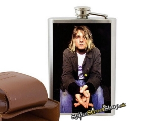 KURT COBAIN - Portrait - nerezová ploskačka na alkohol