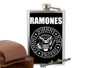 RAMONES - BW Seal - nerezová ploskačka na alkohol
