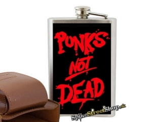 PUNKS NOT DEAD - BR Theme - nerezová ploskačka na alkohol